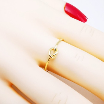 Bague Nœud Or Jaune 750 - 18 carats