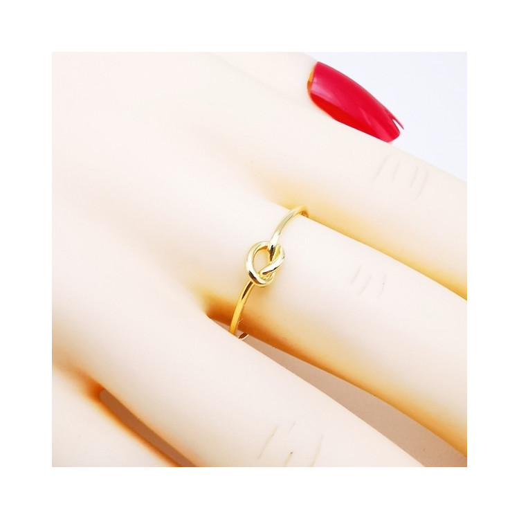 Bague Nœud Or Jaune 750 - 18 carats
