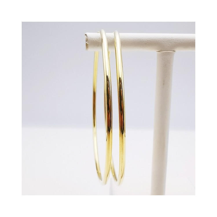 Créoles Grand Modèle Or Jaune 750 - 18 carats