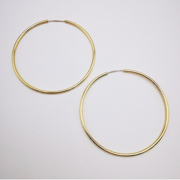 Créoles Grand Modèle Or Jaune 750 - 18 carats