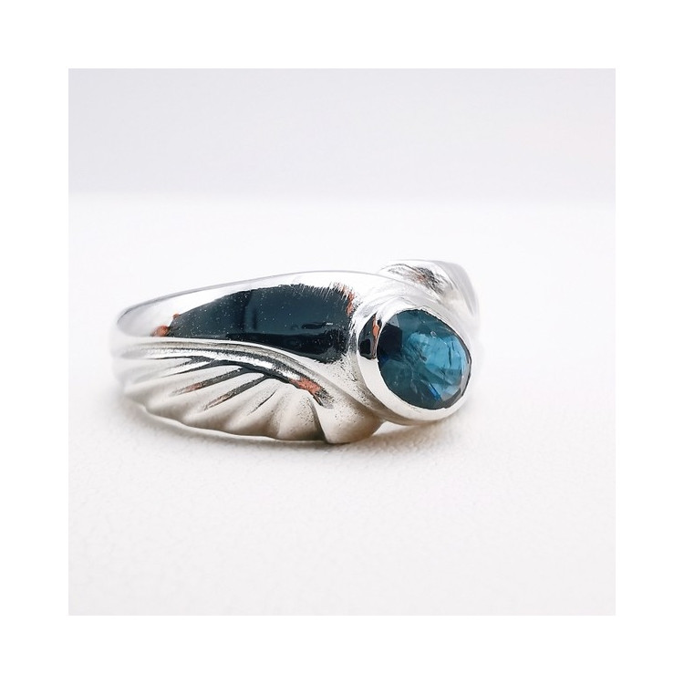 Bague Saphir Or Blanc 750 - 18 carats