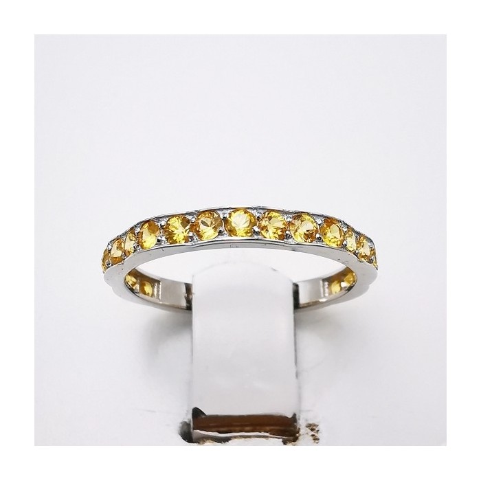 Alliance Nuage Saphir Jaune Or Blanc 750 - 18 carats