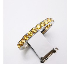 Alliance Nuage Saphir Jaune Or Blanc 750 - 18 carats