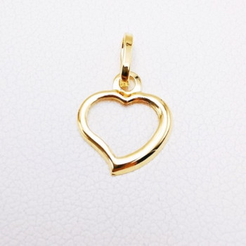Pendentif Cœur Or Jaune 750 - 18 carats