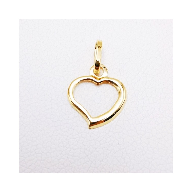 Pendentif Cœur Or Jaune 750 - 18 carats