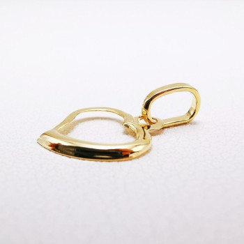 Pendentif Cœur Or Jaune 750 - 18 carats