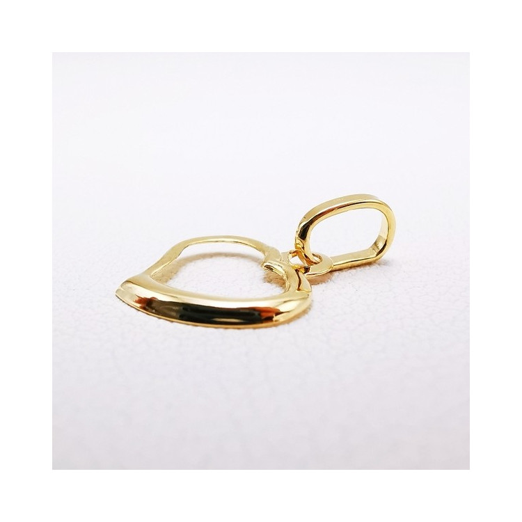 Pendentif Cœur Or Jaune 750 - 18 carats
