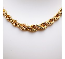 Collier Maille Corde Or Jaune 750 - 18 carats
