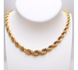 Collier Maille Corde Or Jaune 750 - 18 carats