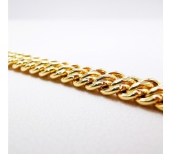 Bracelet Maille Américaine Or Jaune 750 - 18 carats