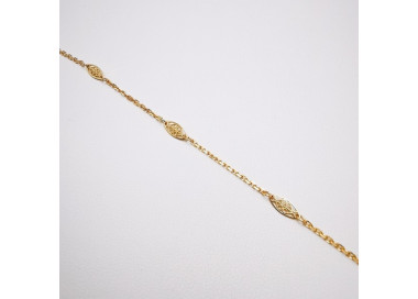 Bracelet En Or 18 Carats (750/1000) Filigrane - 2,59 G - Occasion