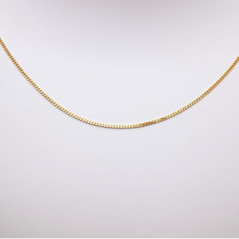 Chaîne 50 cm Or Jaune 750 - 18 carats Maille Gourmette 2.30 grammes