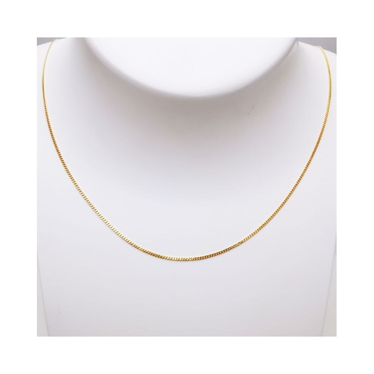 Chaîne 50 cm Or Jaune 750 - 18 carats Maille Gourmette 2.30 grammes