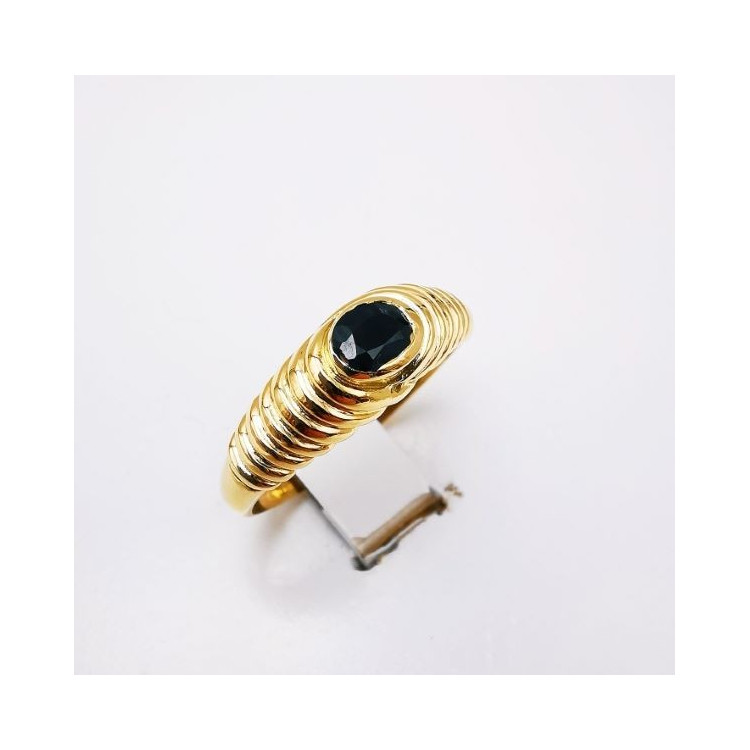 Bague Saphir Or Jaune 750 - 18 carats