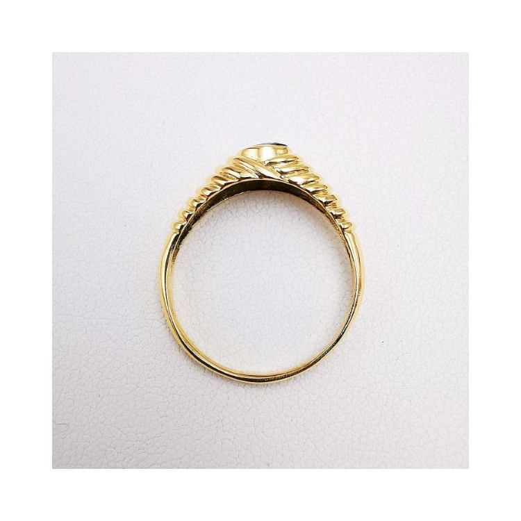 Bague Saphir Or Jaune 750 - 18 carats