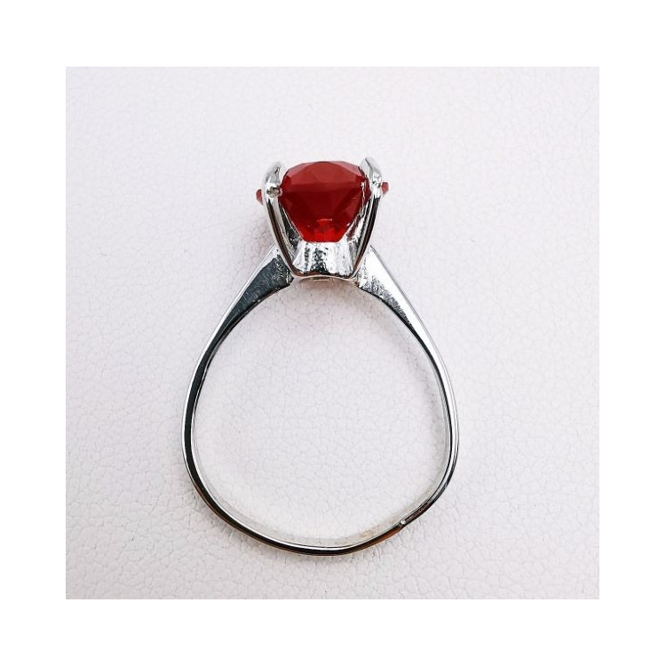 Bague Rubis Verneuil Or Blanc 750 - 18 carats