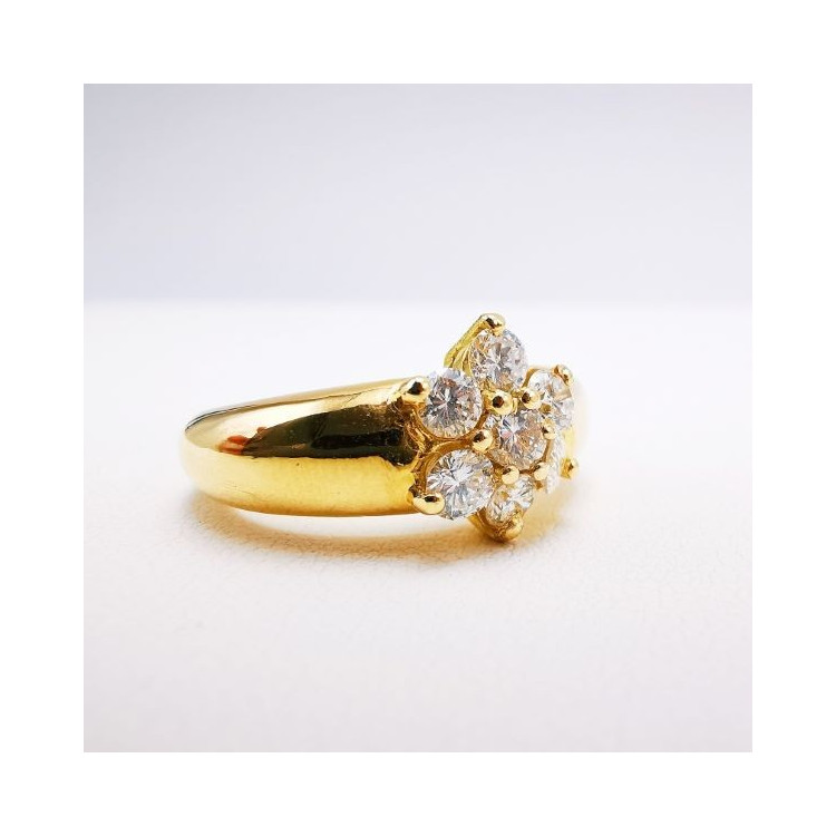 Bague Jardin Eternel Diamants Or Jaune 750 - 18 carats