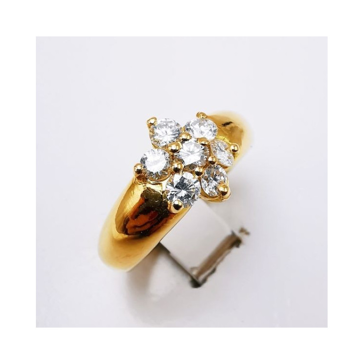 Bague Jardin Eternel Diamants Or Jaune 750 - 18 carats