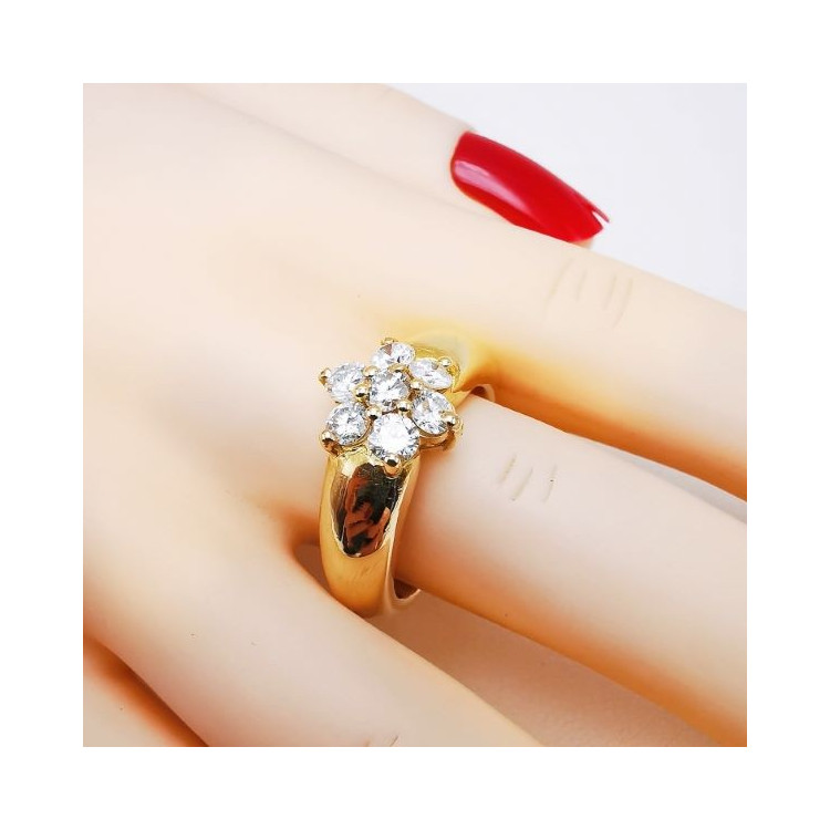 Bague Jardin Eternel Diamants Or Jaune 750 - 18 carats