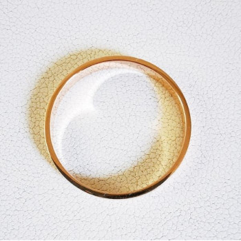 Alliance Hausmann 3 mm Or Rose 750 - 18 carats (demi bombée)