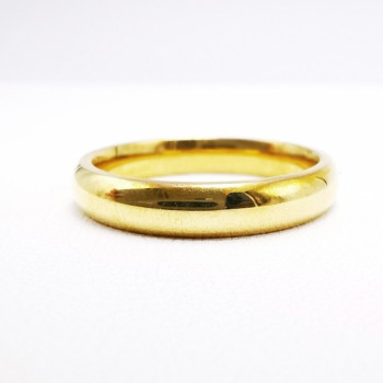 Alliance Champs Elysées Or Jaune 750 - 18 carats (Jonc Parisien)