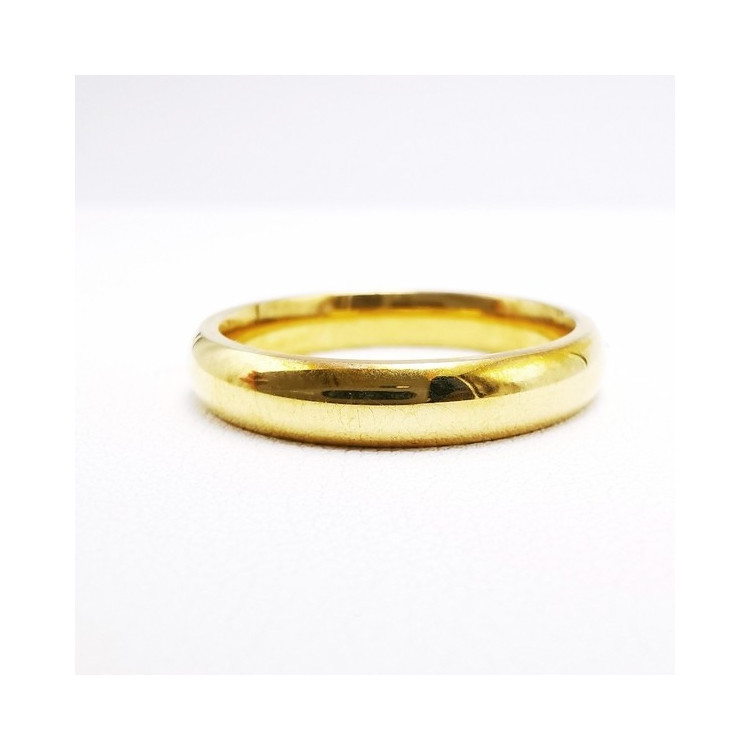 Alliance Champs Elysées Or Jaune 750 - 18 carats (Jonc Parisien)