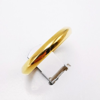 Alliance Louvre Or Jaune 750 - 18 carats (Bombée Pointue)