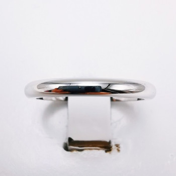 Alliance Champs Elysées Or Blanc 750 - 18 carats (Jonc Parisien)