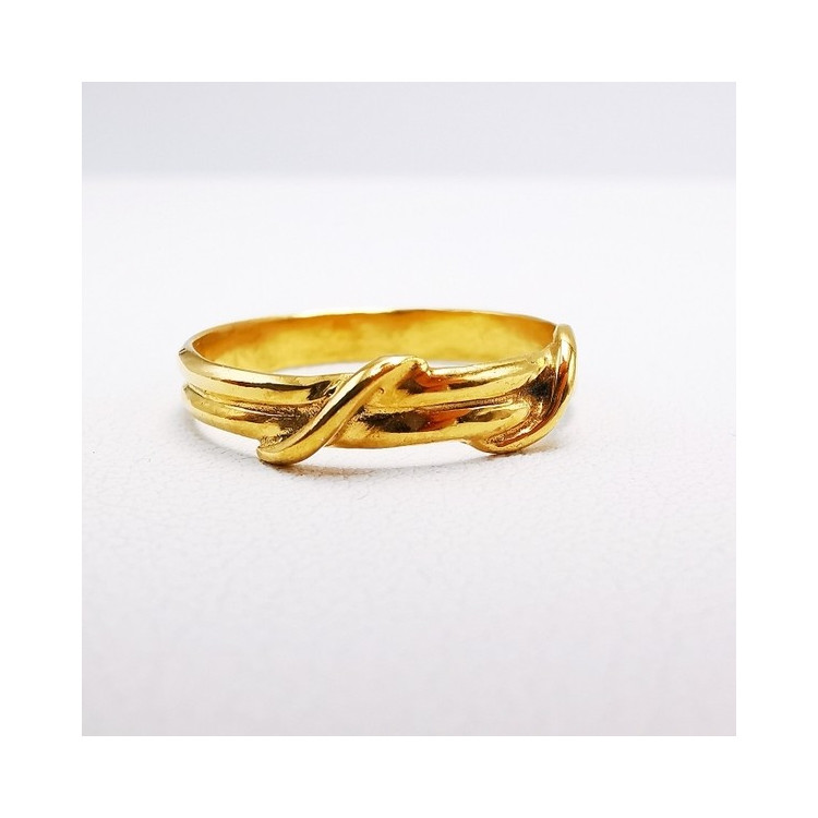 Alliance "S'enlacer" Or Jaune 750 - 18 carats