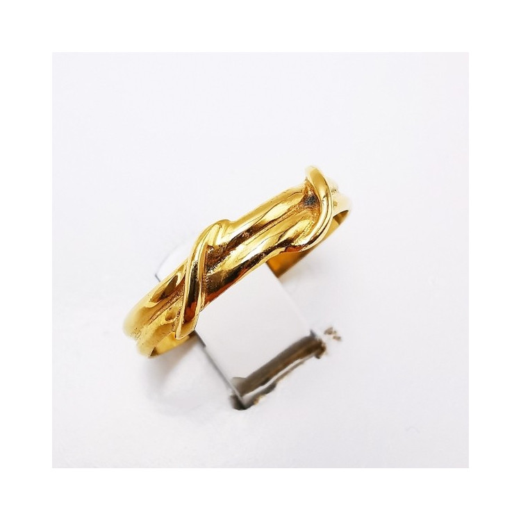 Alliance "S'enlacer" Or Jaune 750 - 18 carats