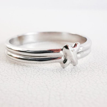 Alliance "Les Inséparables" Or Blanc 750 - 18 carats