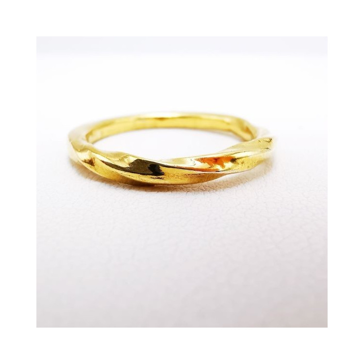 Alliance "Twist" Or Jaune 750 - 18 carats