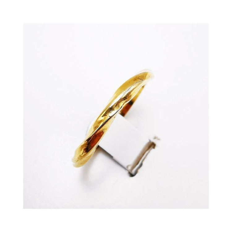 Alliance "Twist" Or Jaune 750 - 18 carats